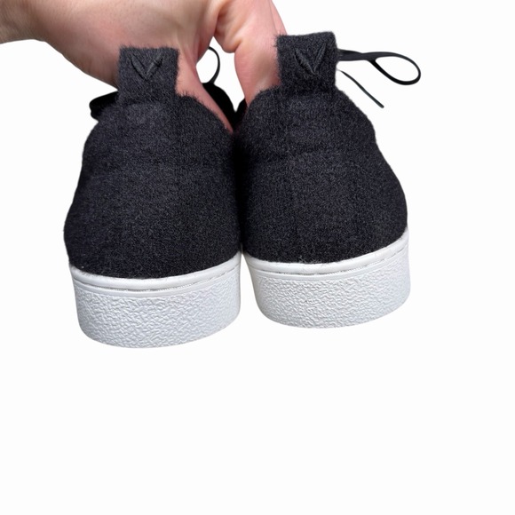 VIVAIA Black Knit Lace-Up Wool Sneakers Casual Comfort Shoes Women's 6.5 -EUR 37 - Picture 5 of 8